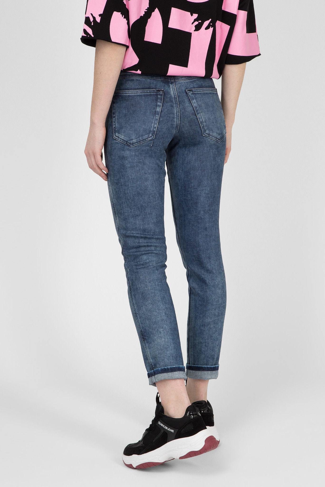 Женские синие джинсы BABHILA 3