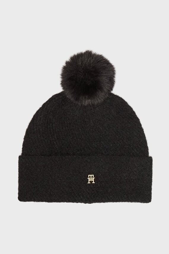 Шапка TH POM POM BEANIE Tommy Hilfiger Шапка TH POM POM BEANIE Tommy Hilfiger