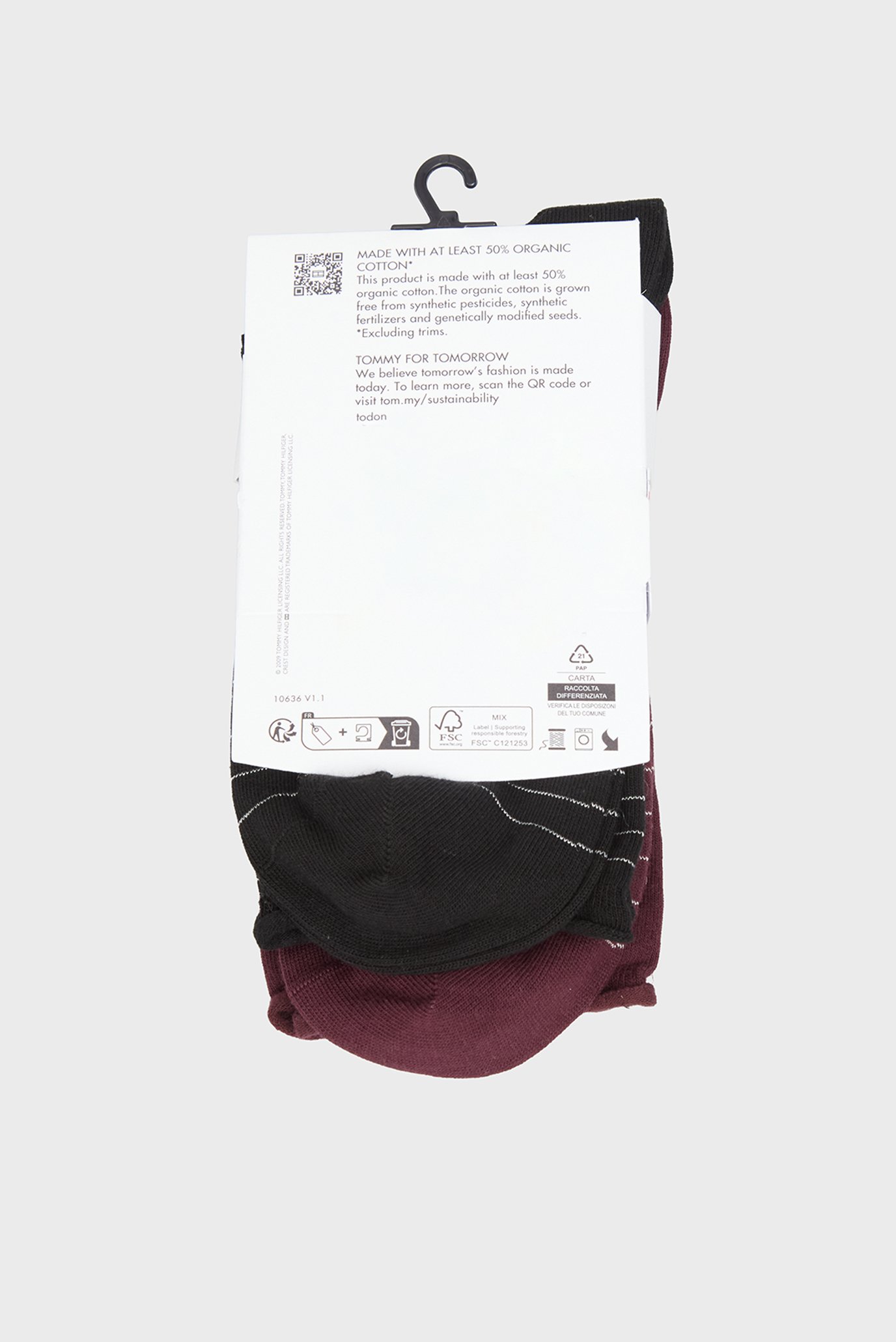 Носки TH WOMEN SOCK 2P HILFIGER STRIPETommy Hilfiger Носки TH WOMEN SOCK 2P HILFIGER STRIPE 3