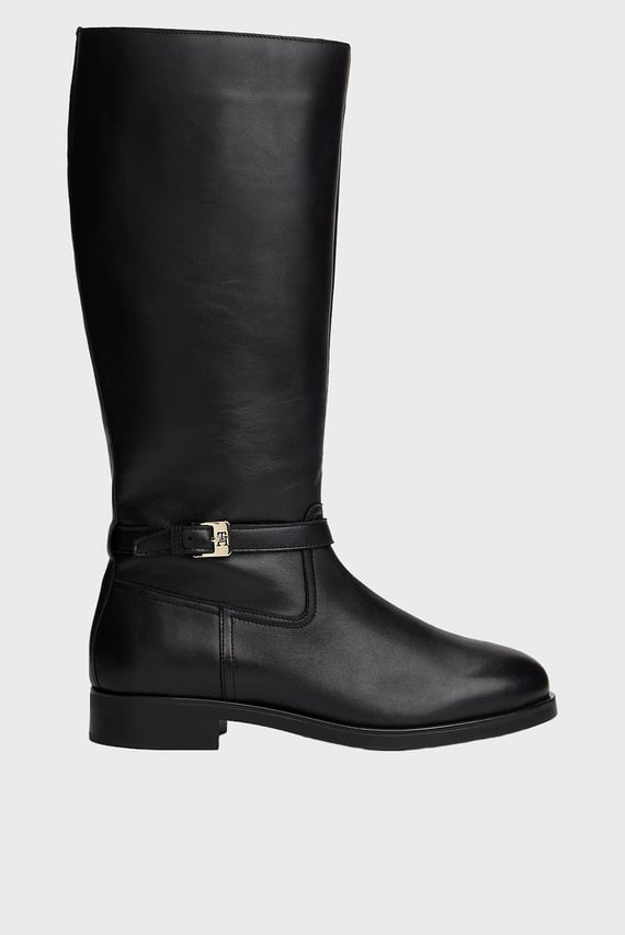 Сапоги TH BUCKLE RIDING LTHR LONG BOOT Tommy Hilfiger