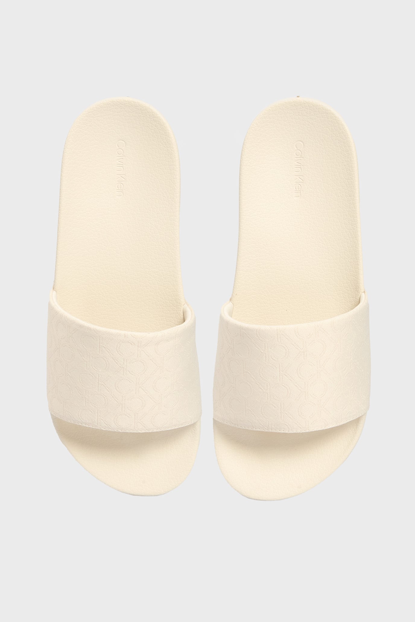 Женские белые слайдеры POOL SLIDE - JACQ 4