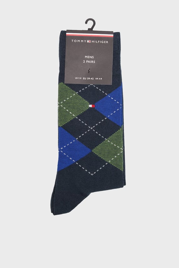 Носки TH MEN SOCK CHECK 2P Tommy Hilfiger