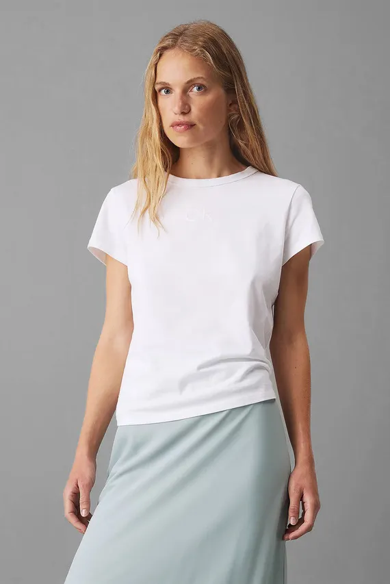 Футболка SATIN CK SLIM T-SHIRT Calvin Klein