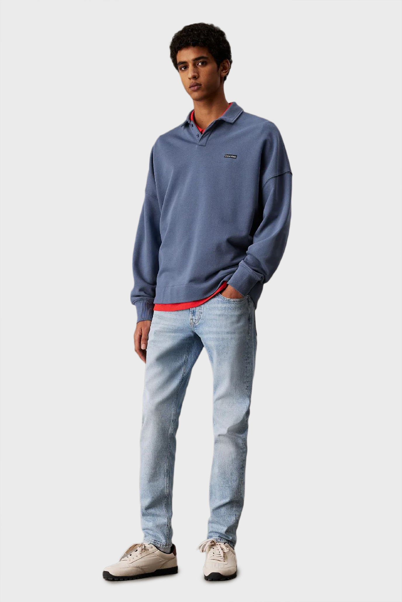 Мужские голубые джинсы SLIM TAPER 2