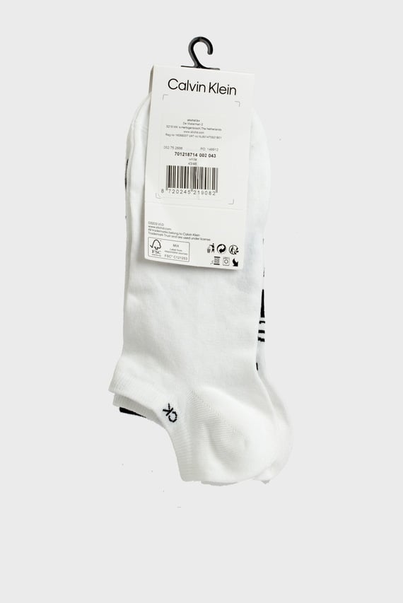 Носки CK MEN SNEAKER 2P ALL OVER PRINT