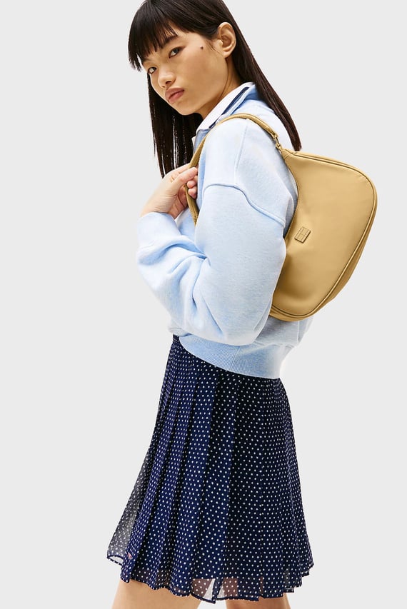 Женская бежевая сумка TJW ICONIC SHOULDER BAG