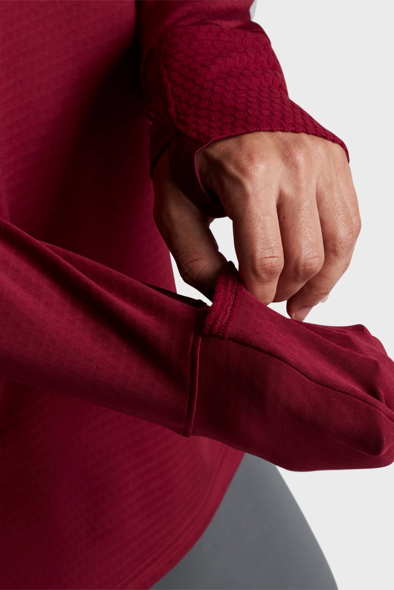 Мужское бордовое худи UA LAUNCH ELITE CW BALACLAVA HOODY 3