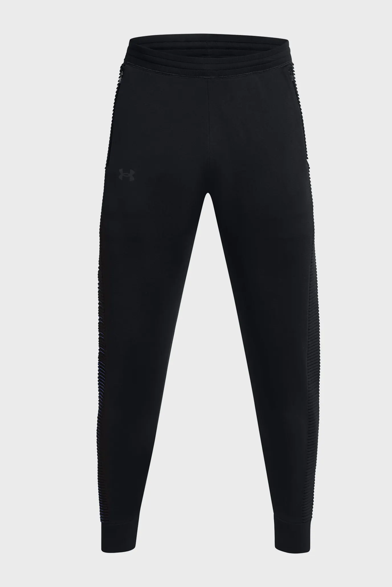Мужские черные спортивные брюки UA INTELLIKNIT RUN PANT 5