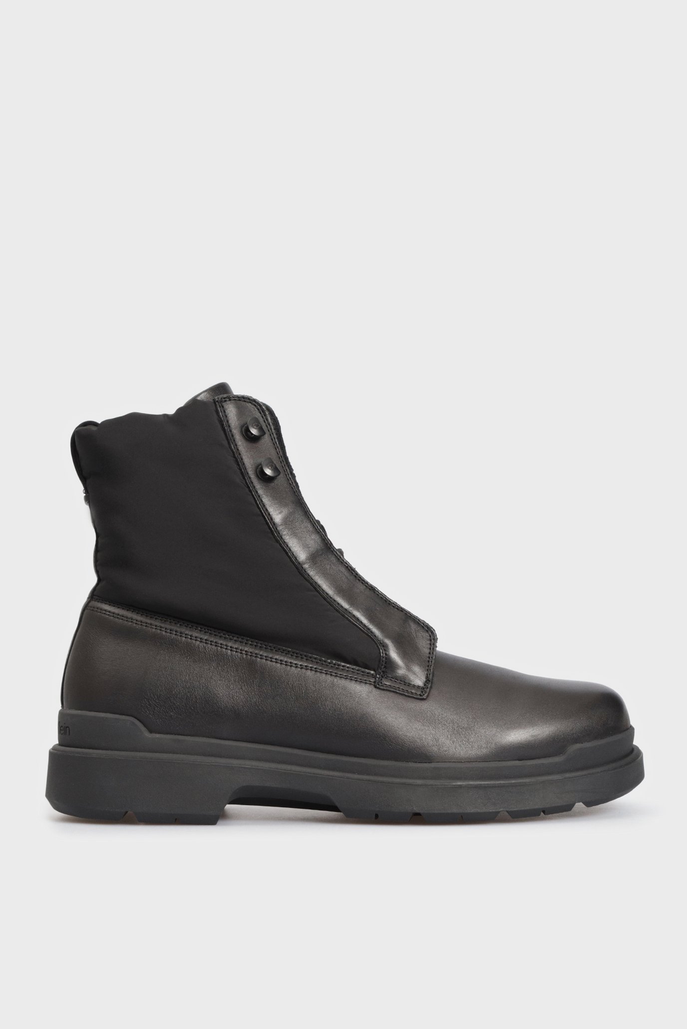 Мужские черные кожаные ботинки LACE UP BOOT MIX 1