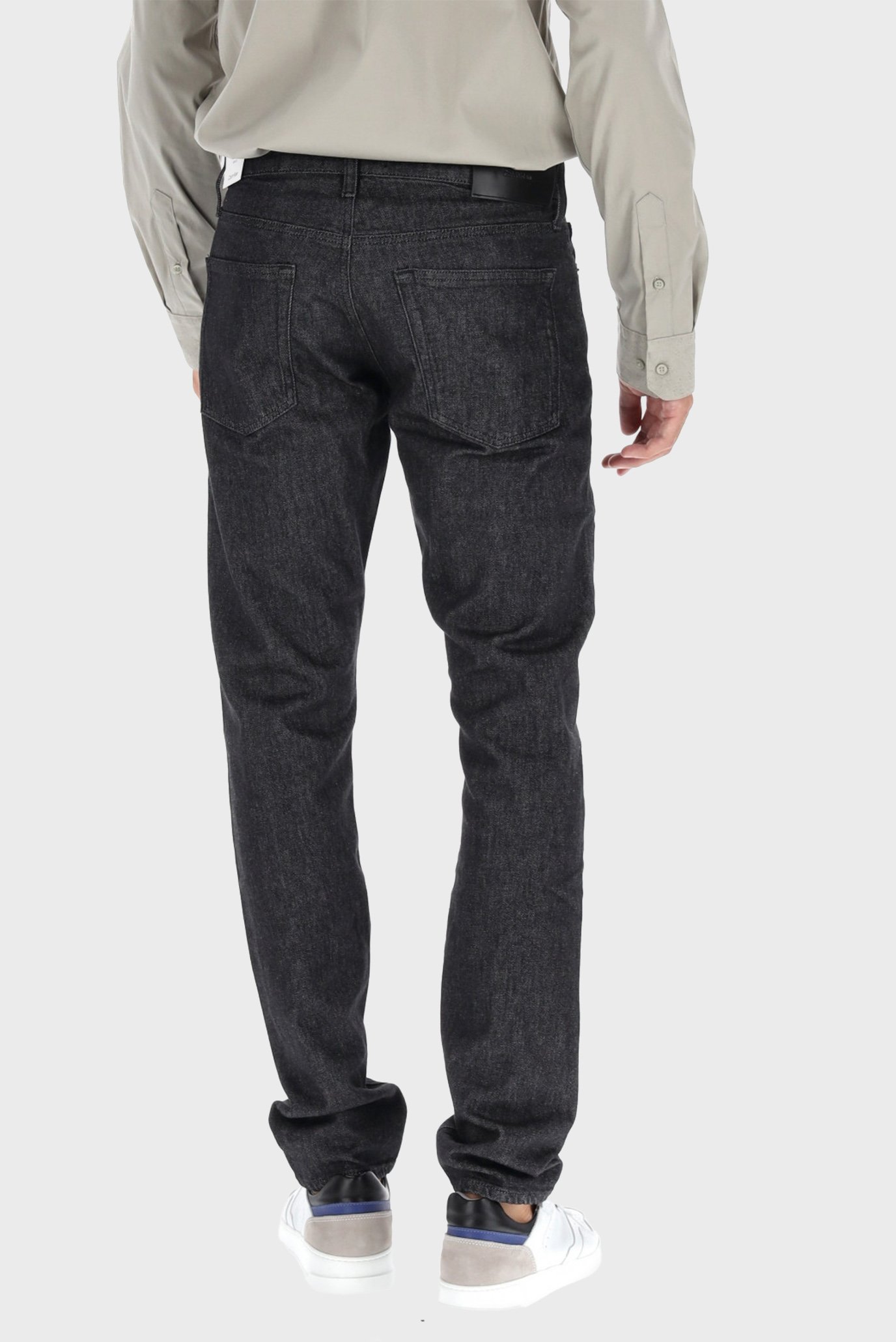 Джинсы SLIM FIT YARN DYED BLACK 4