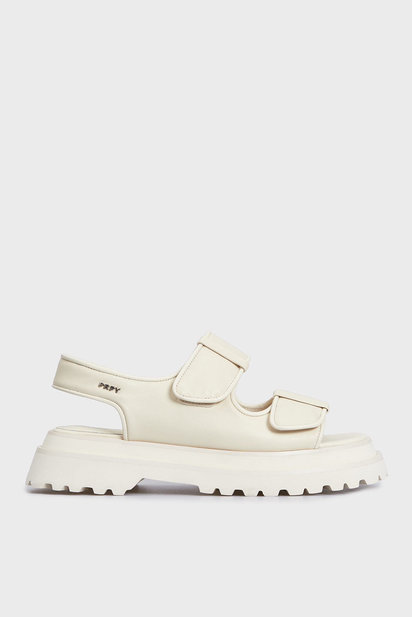 Женские белые кожаные сандалии Marta 6