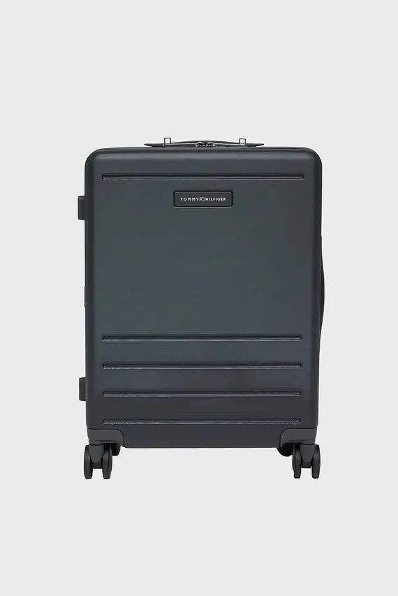 Чемодан TH CABIN SIZE TEXTURED TROLLEY Tommy Jeans