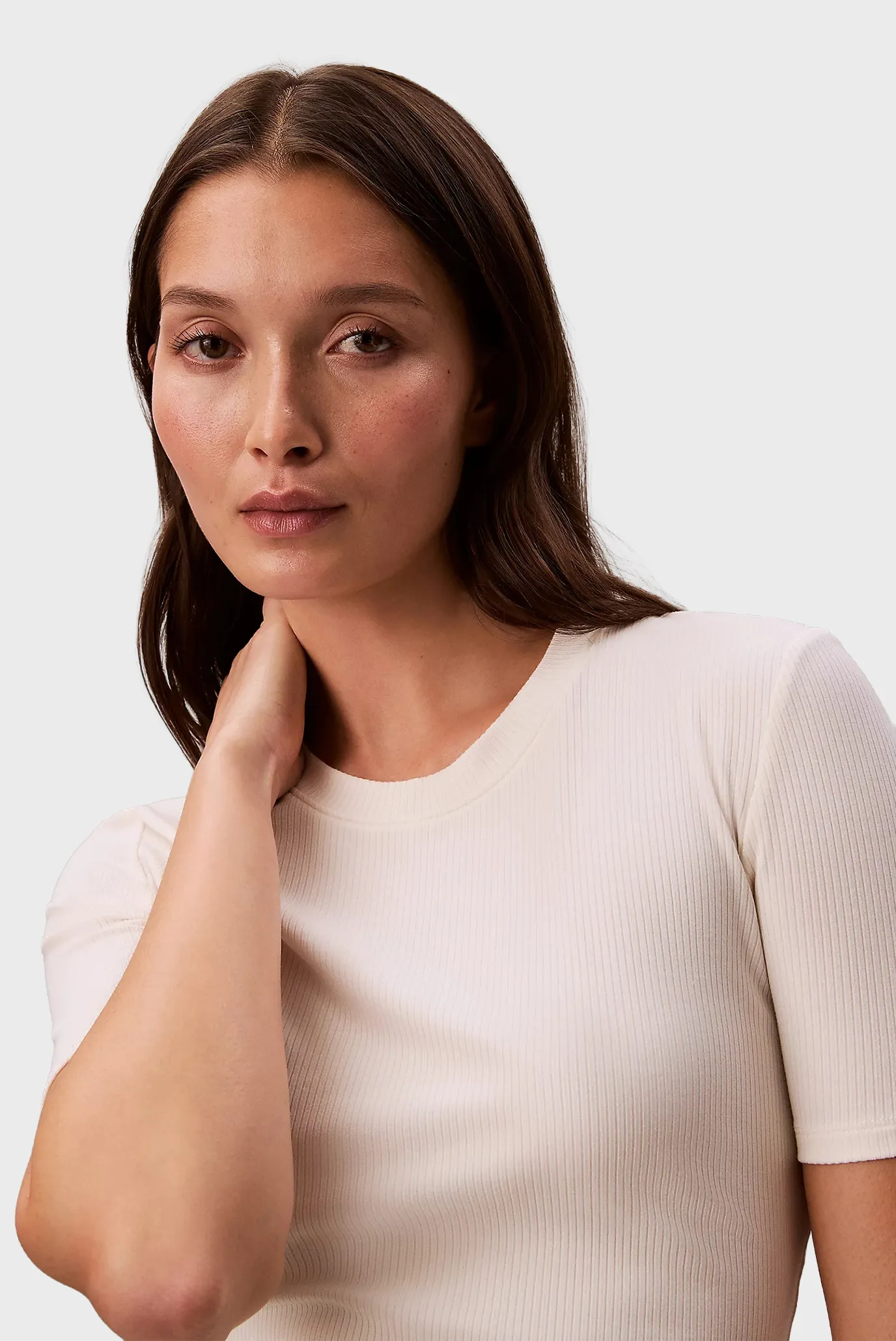 Футболка A- Modal Rib Tee (essential) 5