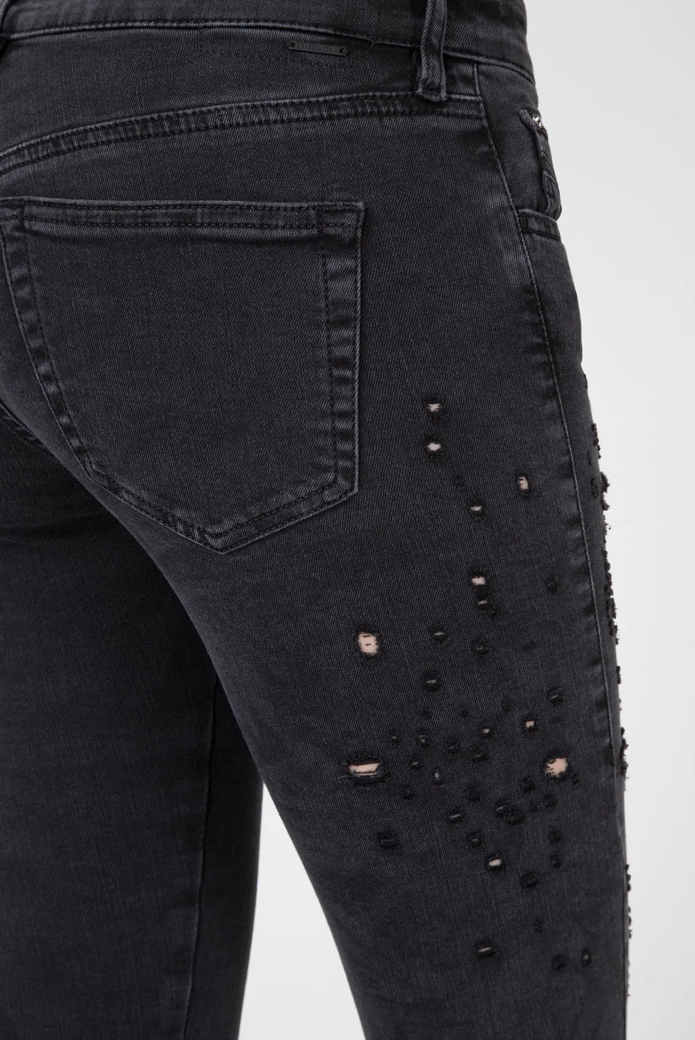 Женские черные джинсы SLANDY 4