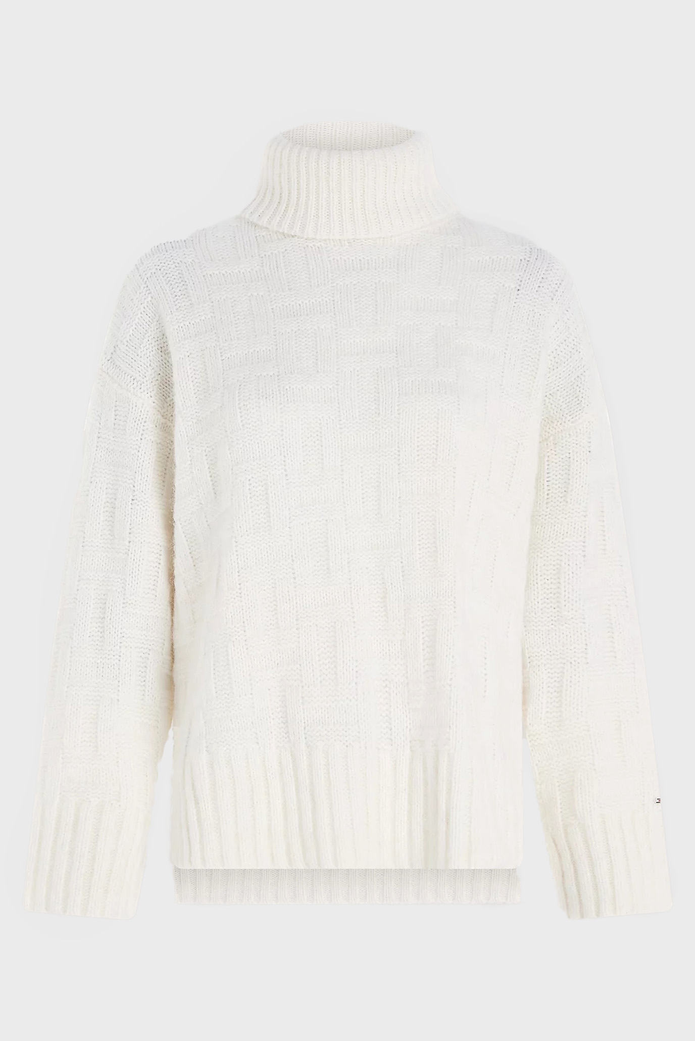 Женский белый гольф AMD TONAL TEXTURE ROLL-NK SWT 6