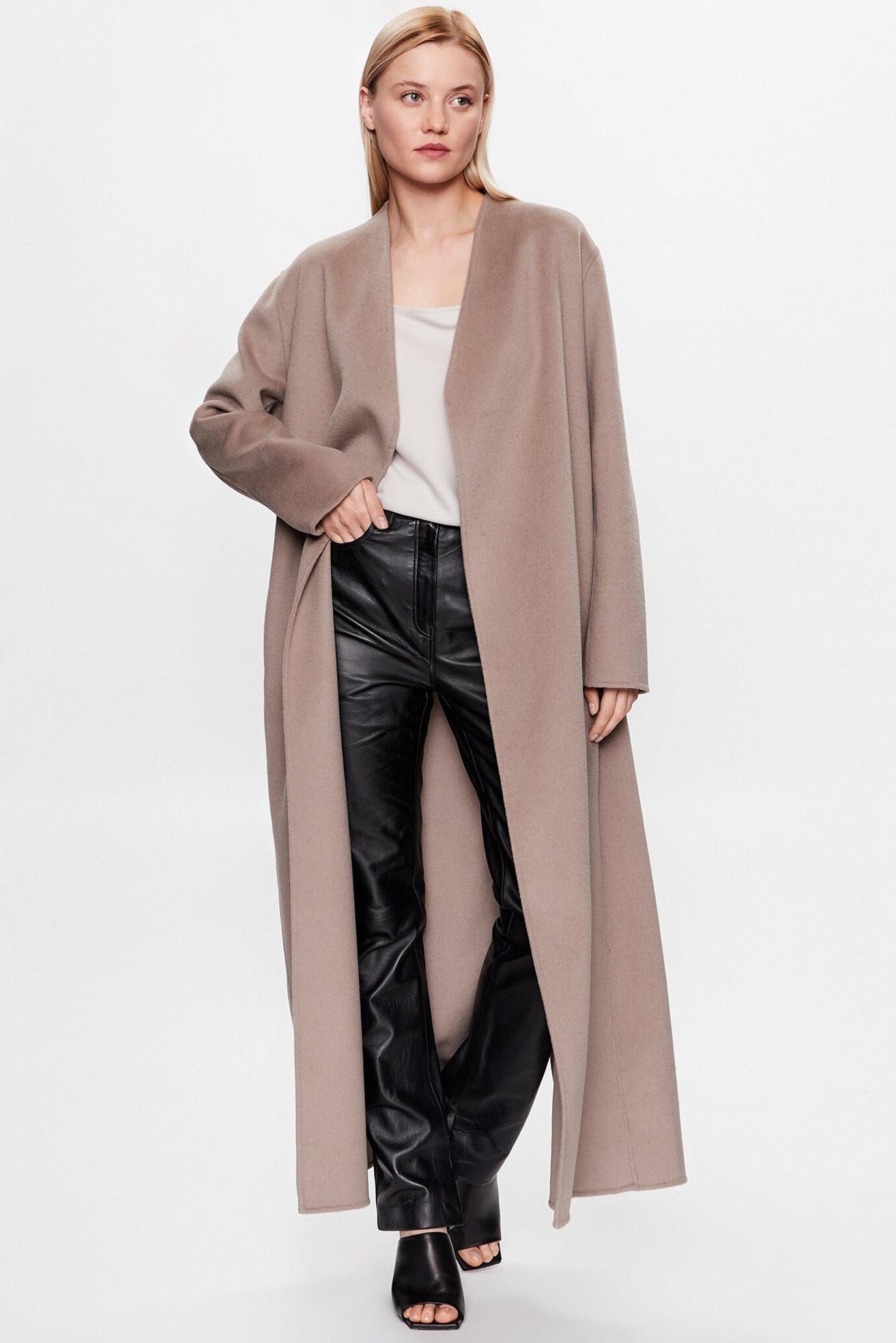 Пальто DOUBLE FACED WOOL MAXI COAT 2