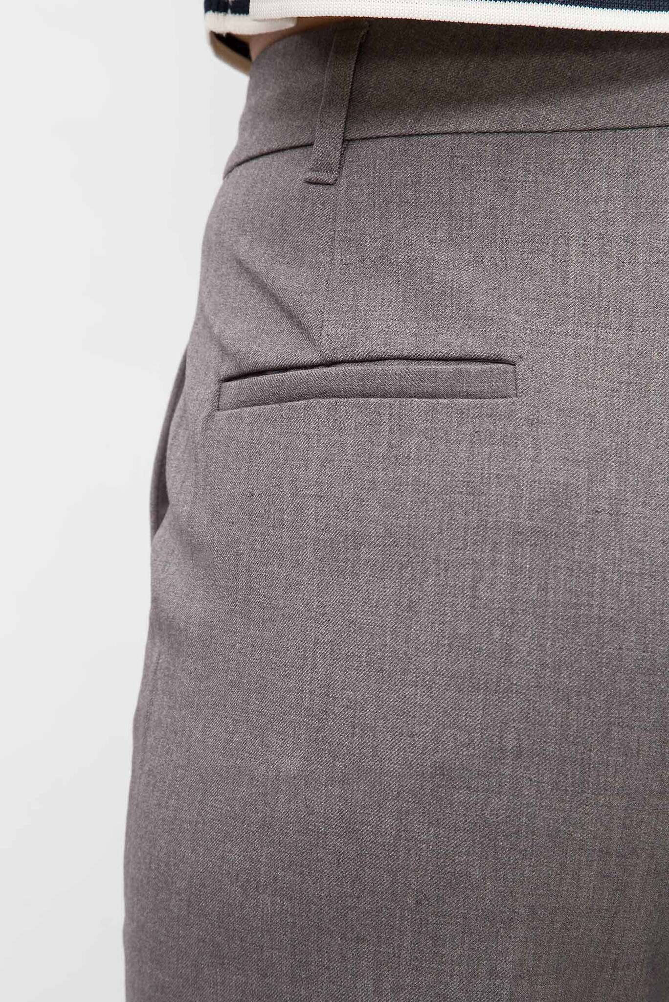 Женские серые чиносы LEONI STRAIGHT PANT 4