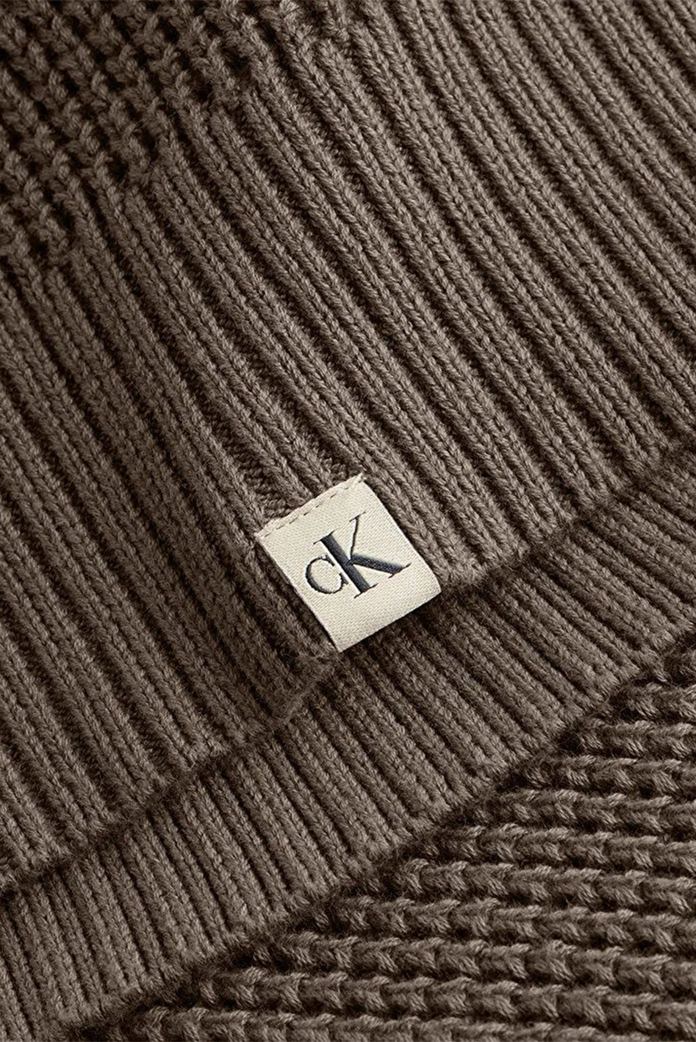 Мужской темно-коричневый джемпер CHUNKY TEXTURE 3