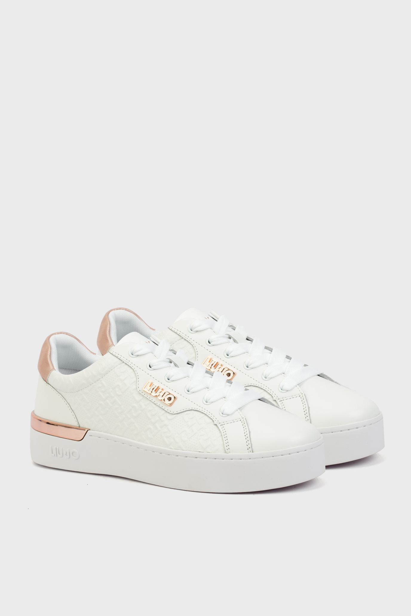 Кеды SILVIA 70 - SNEAKER CALF LEATHER MONOGRA WHITE 2