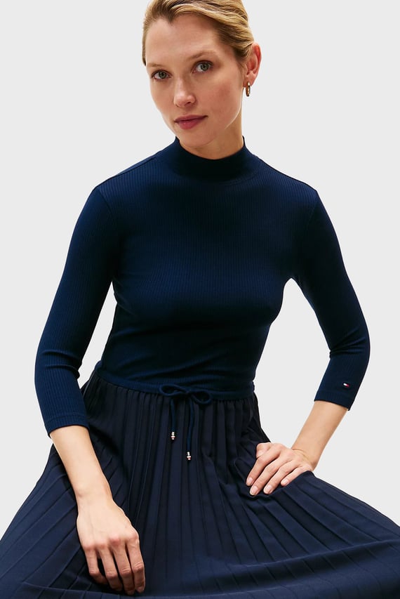 Платье SLIM 5X2 RIB MIX MIDI DRS