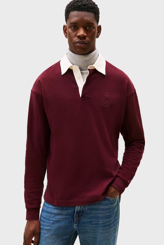 Свитшот PEACHED CREST SOLID RUGBY Tommy Hilfiger