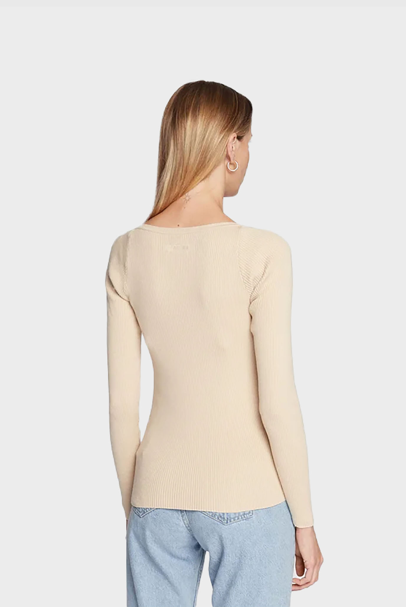 Свитер RIB SQUARE-NECK SWEATER LS 3