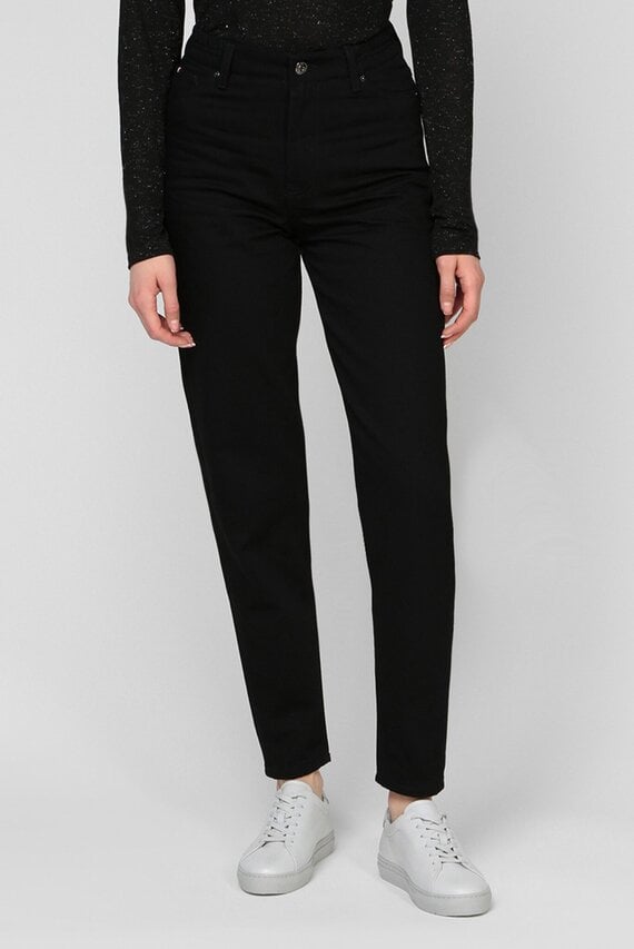Женские черные джинсы RELAXED