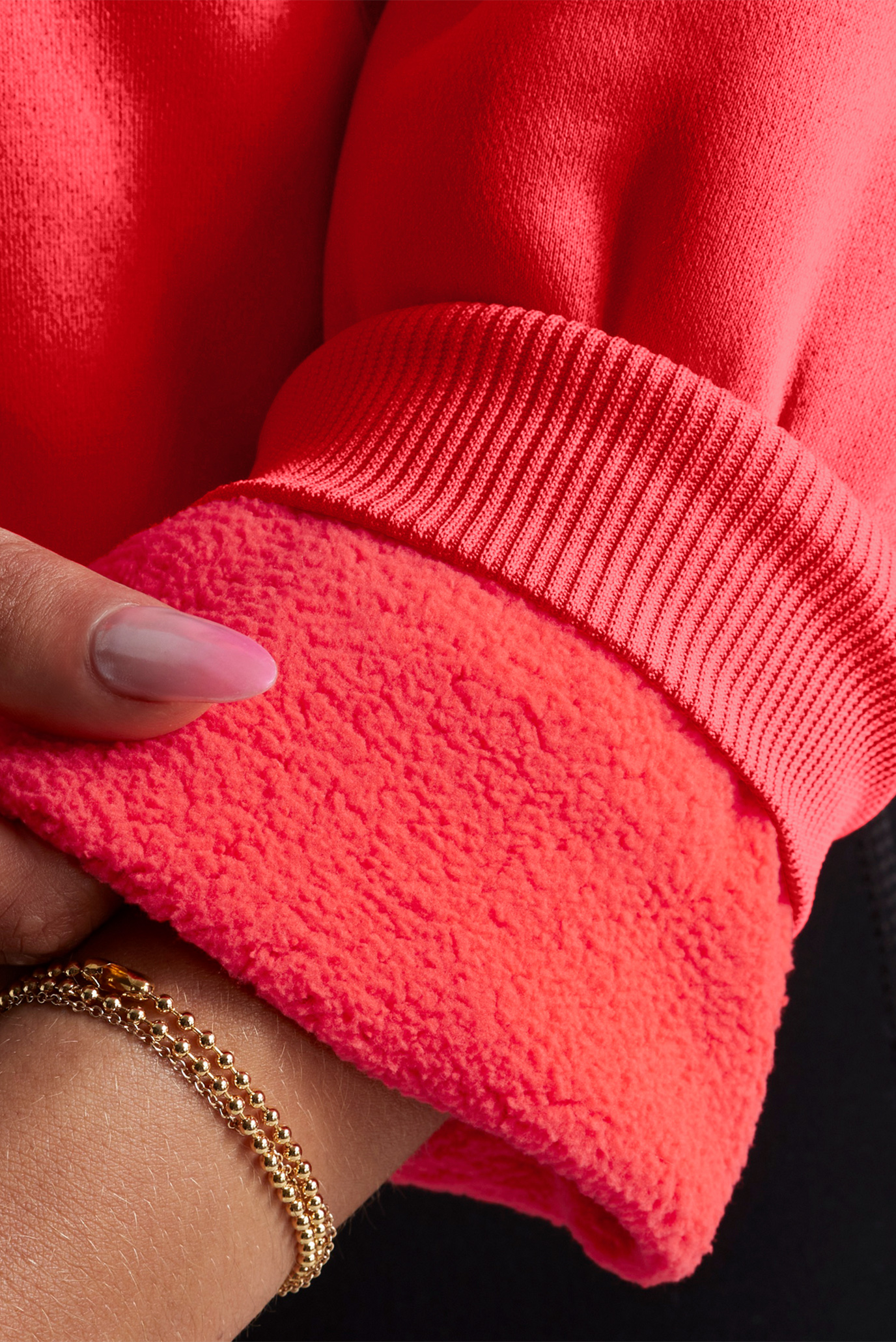 Женское красное худи UA Armour Flc Pro Hdy 3