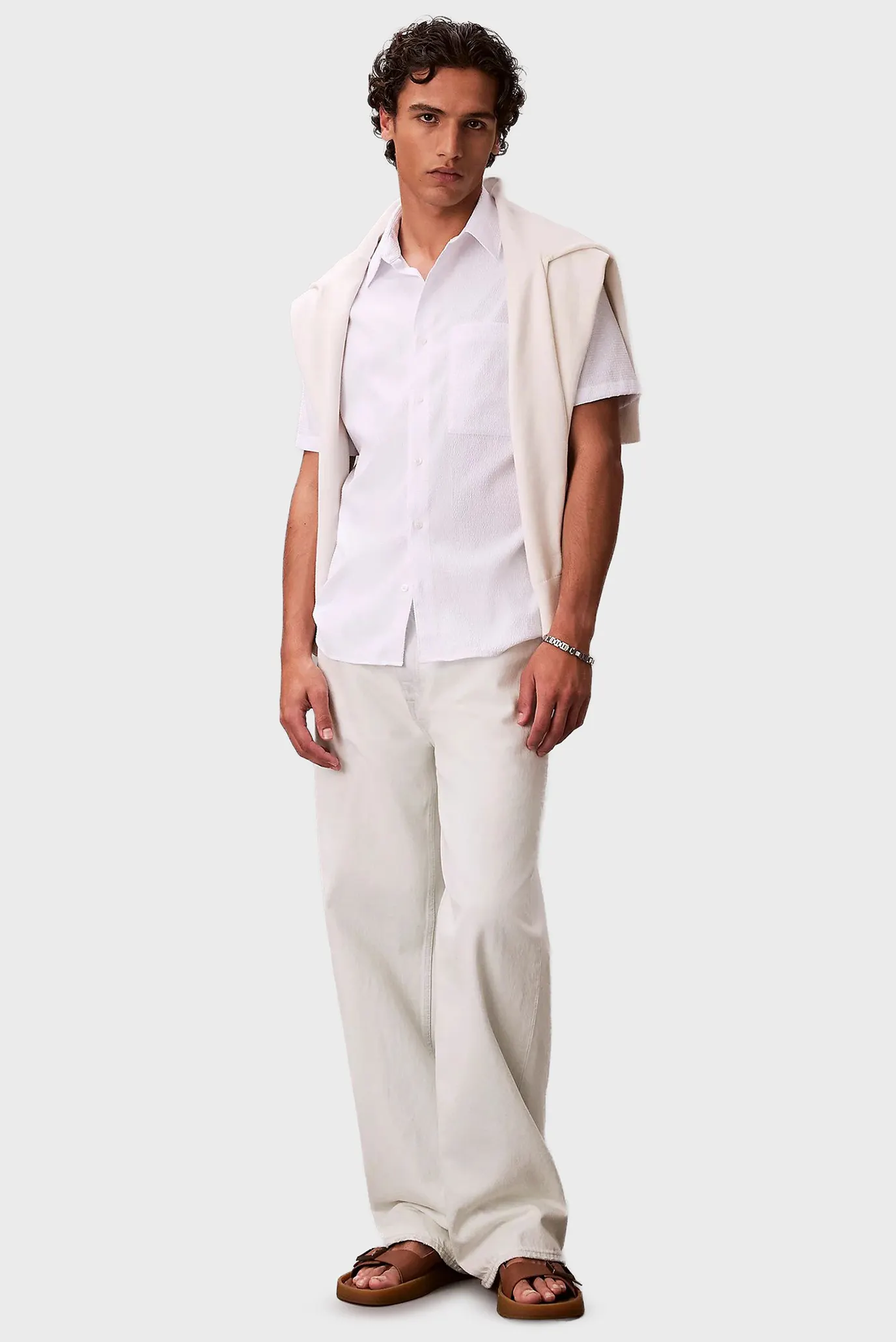 Рубашка с коротким рукавом SS SOLID SEERSUCKER CLASSIC SHIR 2