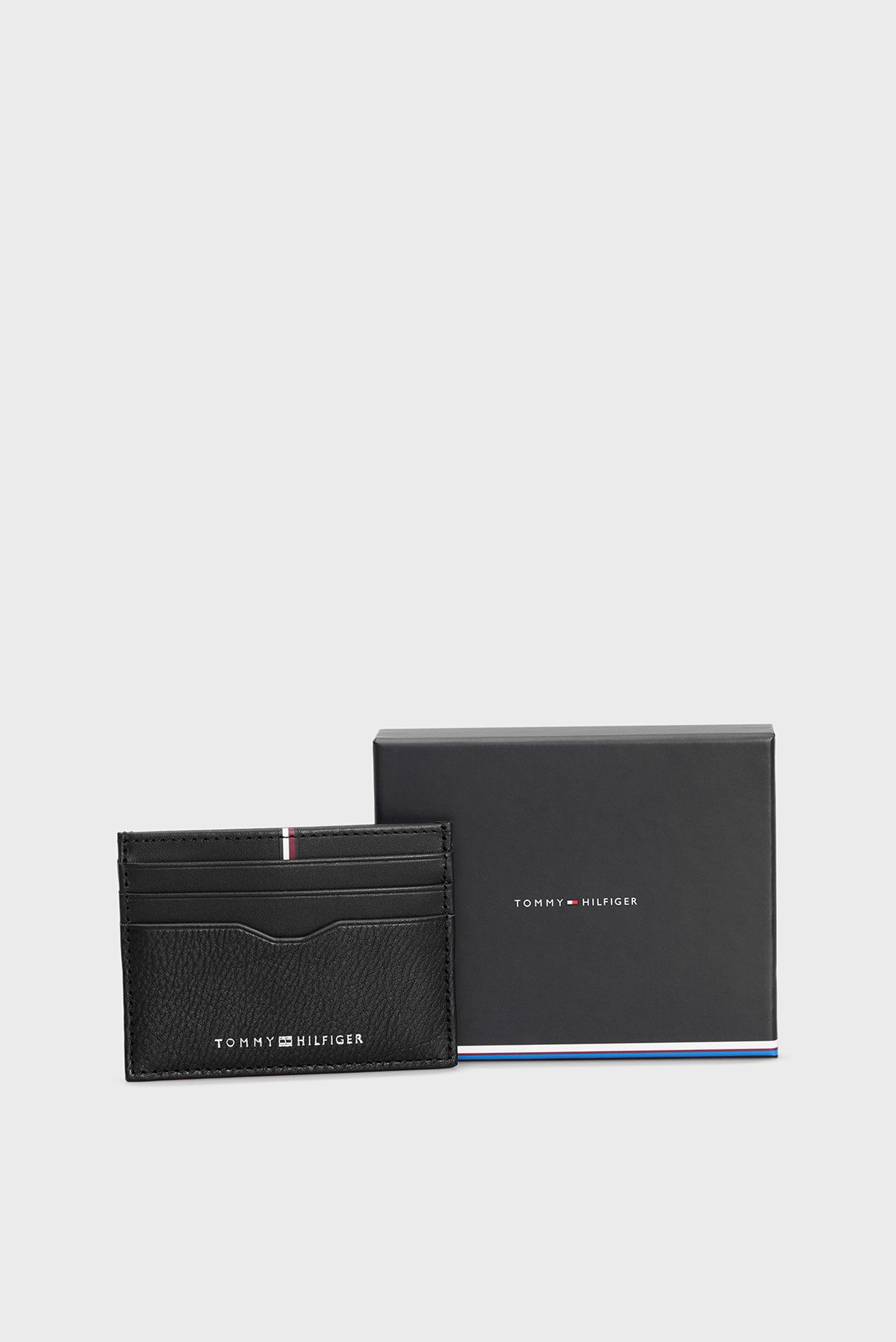 Мужской черный кожаный кардхолдер TH TRANSIT CC HOLDER 5