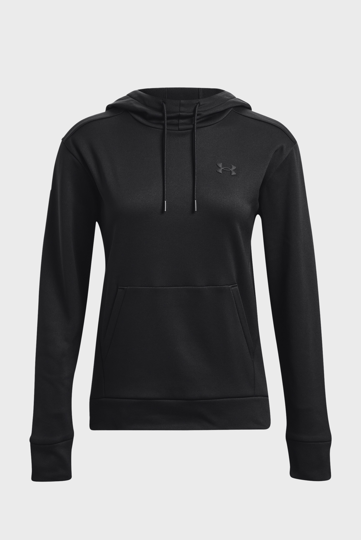 Женское черное худи Armour Fleece LC Hoodie 5