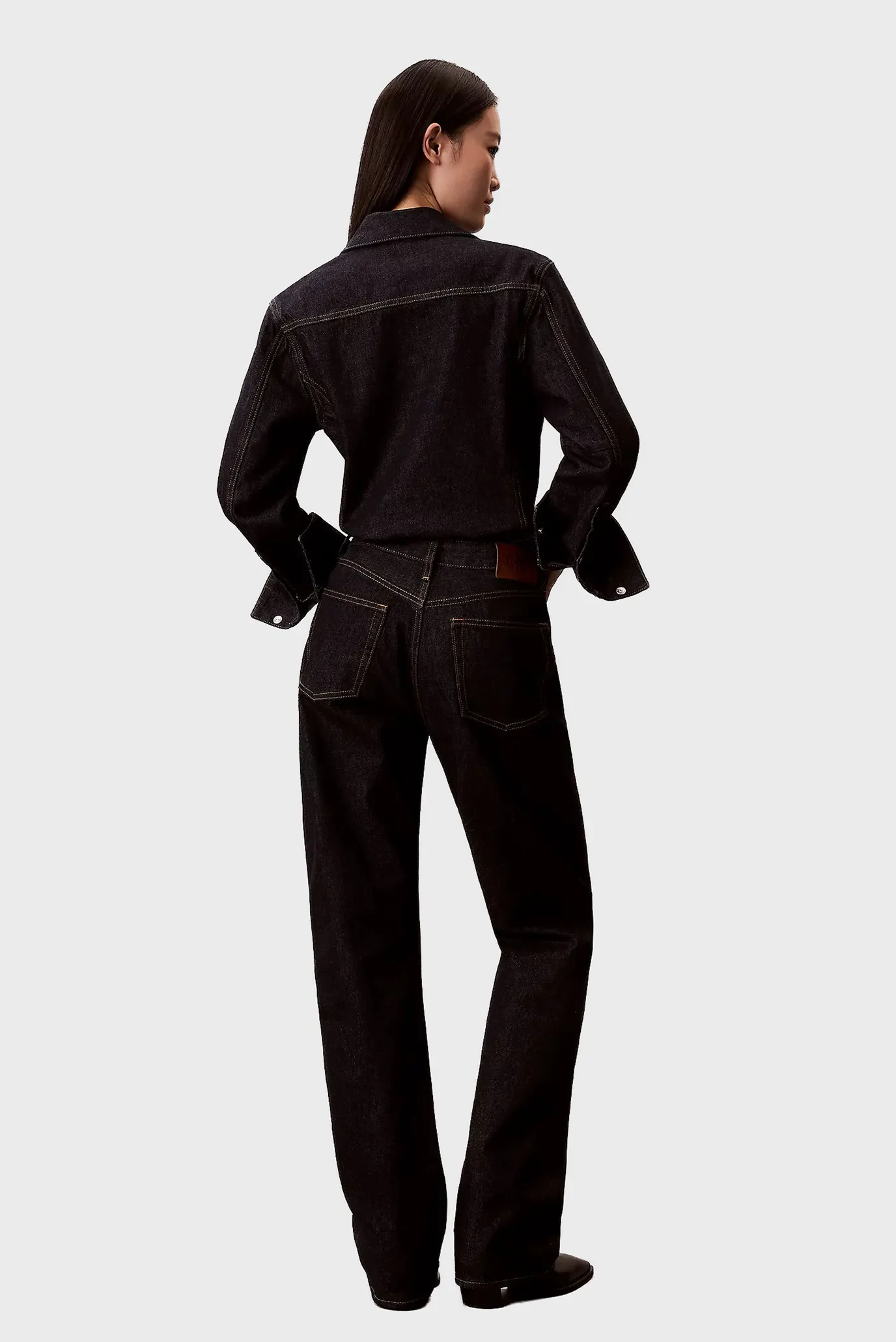 Джинсы THE STRAIGHT BOOT RESIN RINSE 4