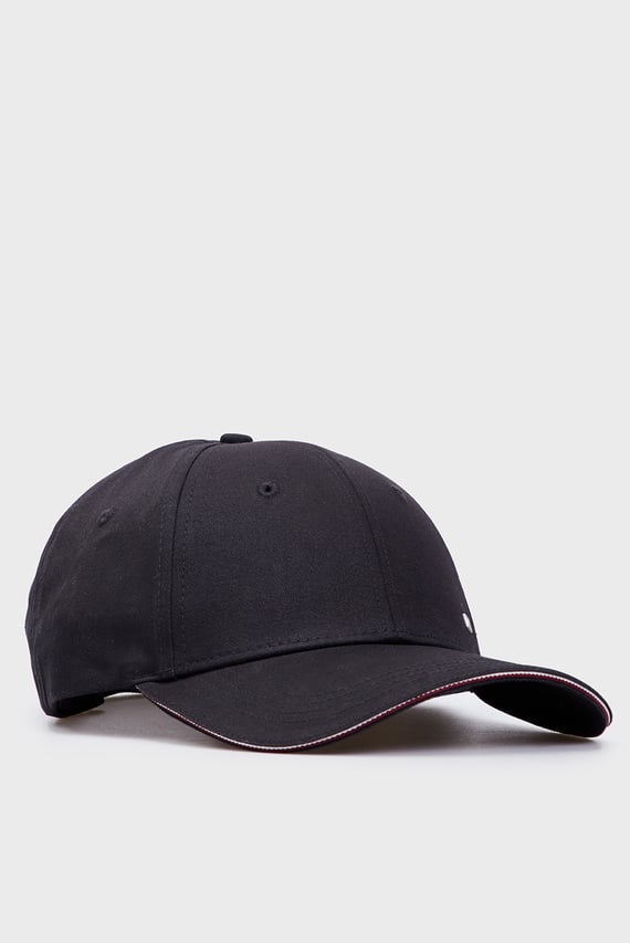 Мужская черная кепка TH CORPORATE COTTON 6 PANEL CAP