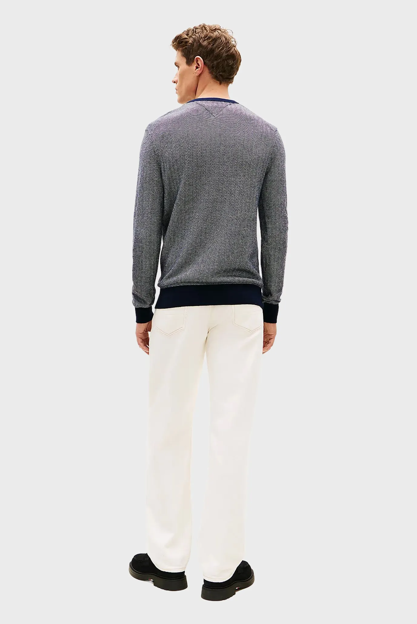 Свитер PIMA CTN CASH HERRINGBONE CREW 3