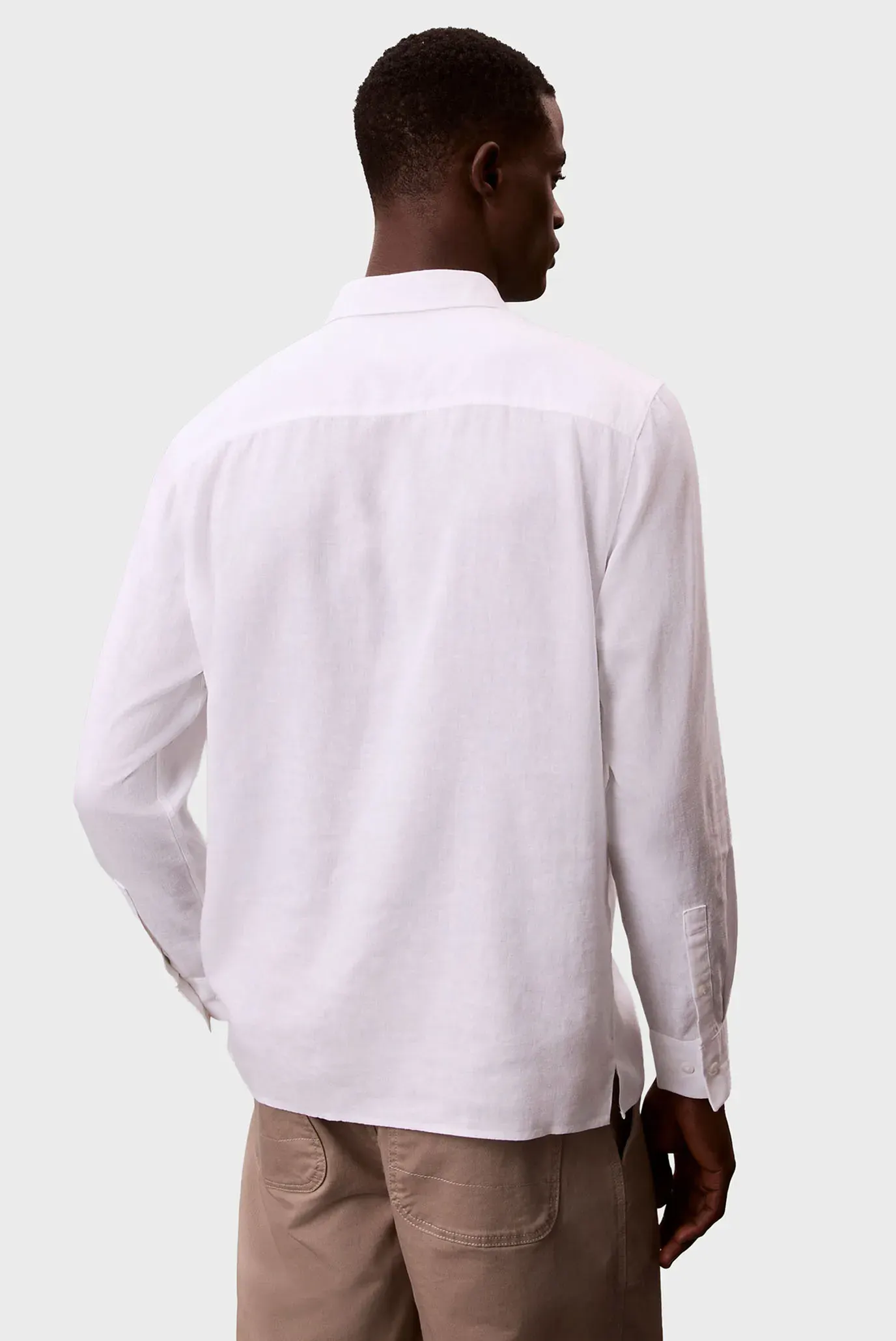 Рубашка LS SOLID LINEN CLASSIC SHIRT 4