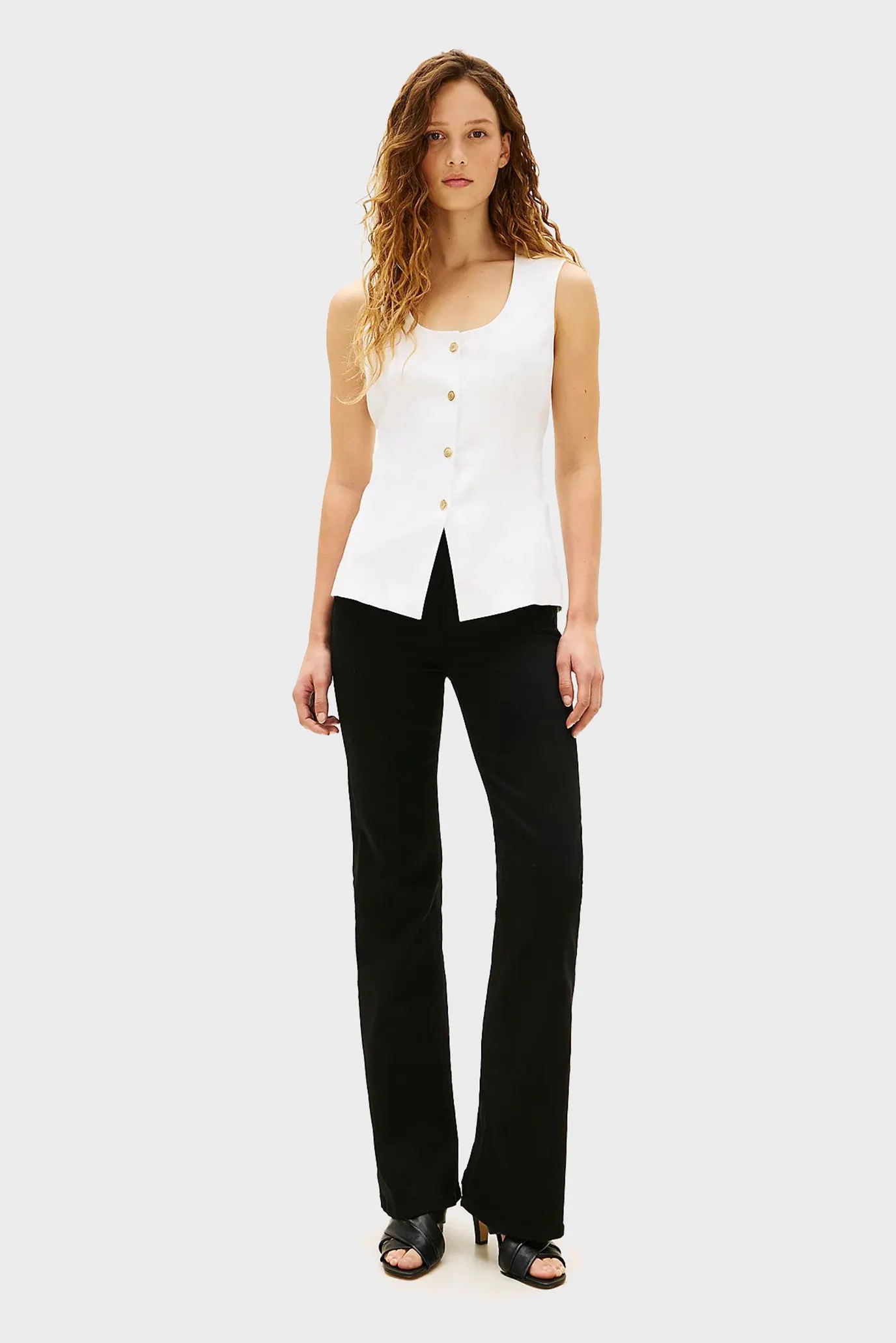 Жилет LINEN BLEND VEST 2