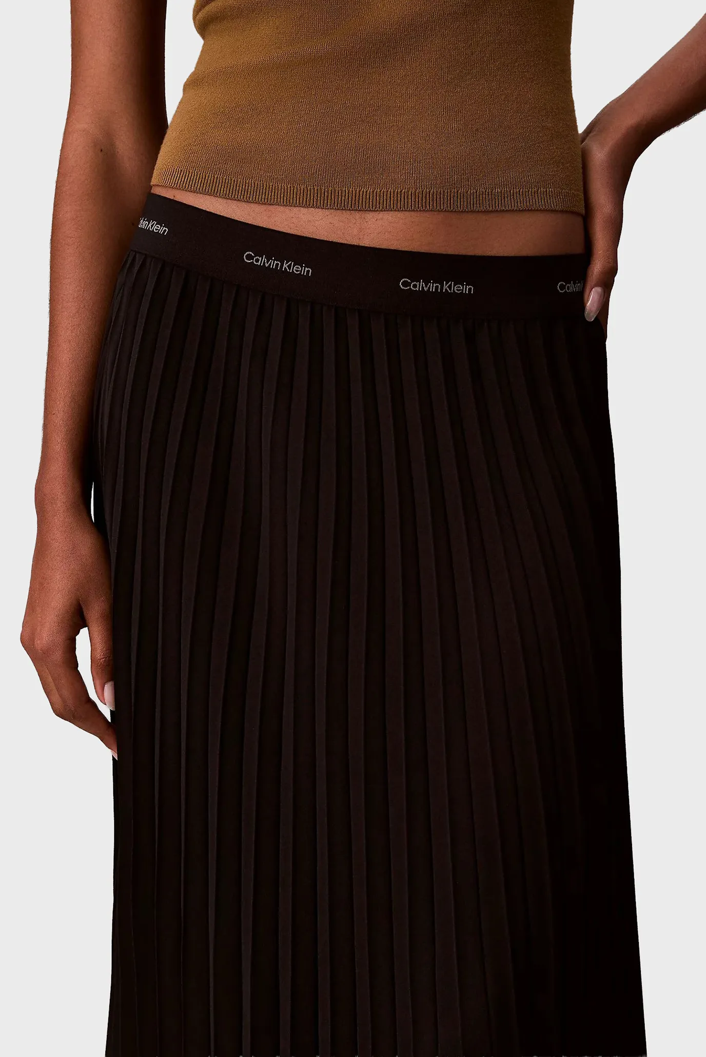 Юбка PLEATED CREPE MIDI SKIRT 5