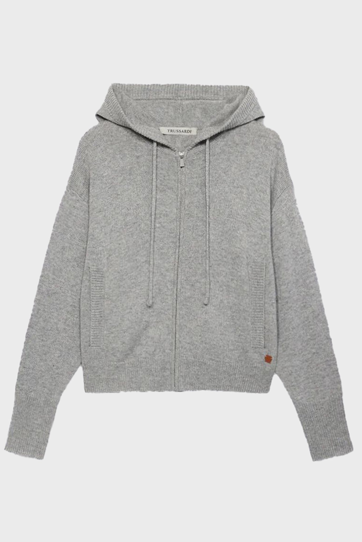 Реглан LEISURE KNIT ZIPPED HOODY - WOOL BLEND 1