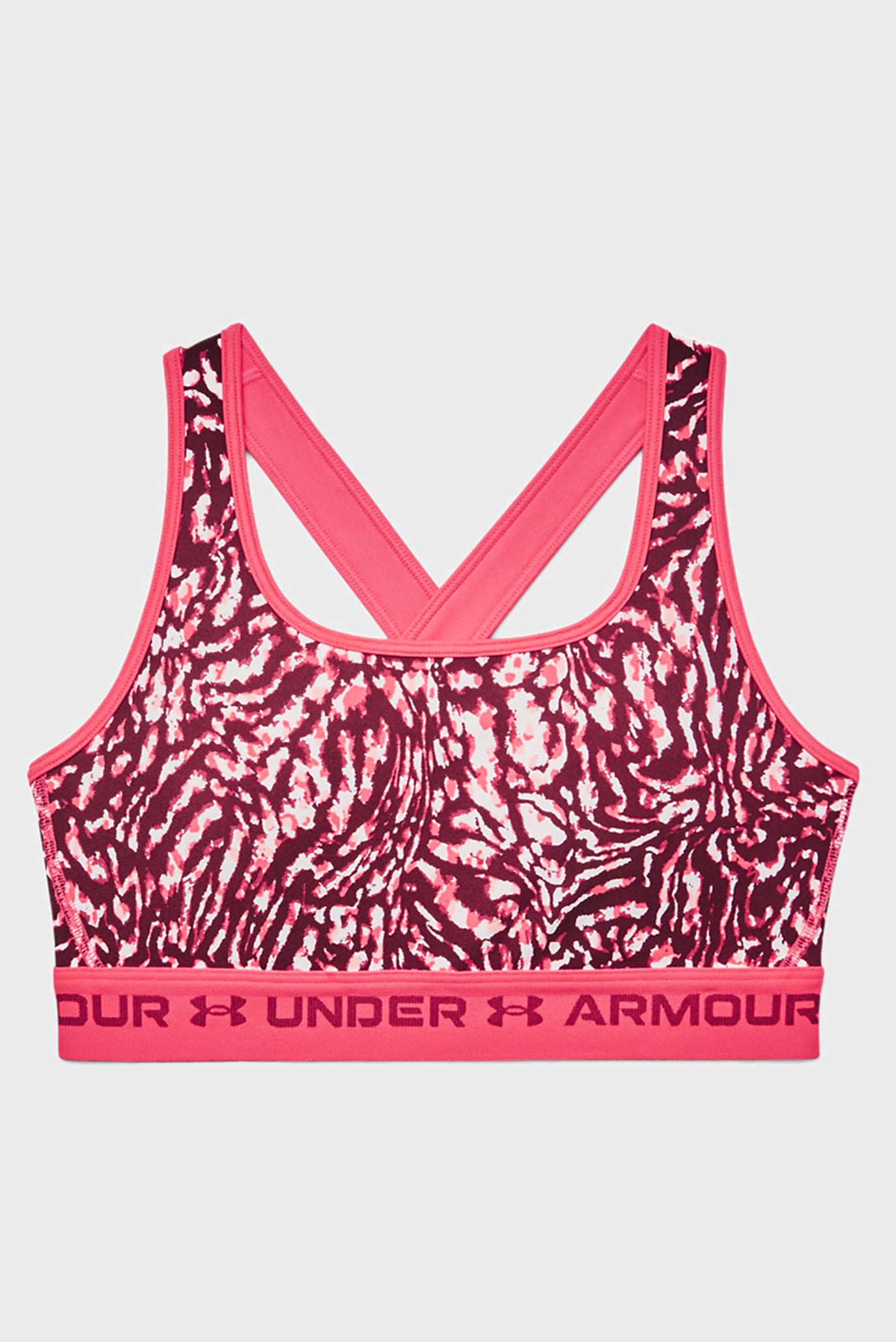 Женский топ с узором UA Crossback Mid Print 3