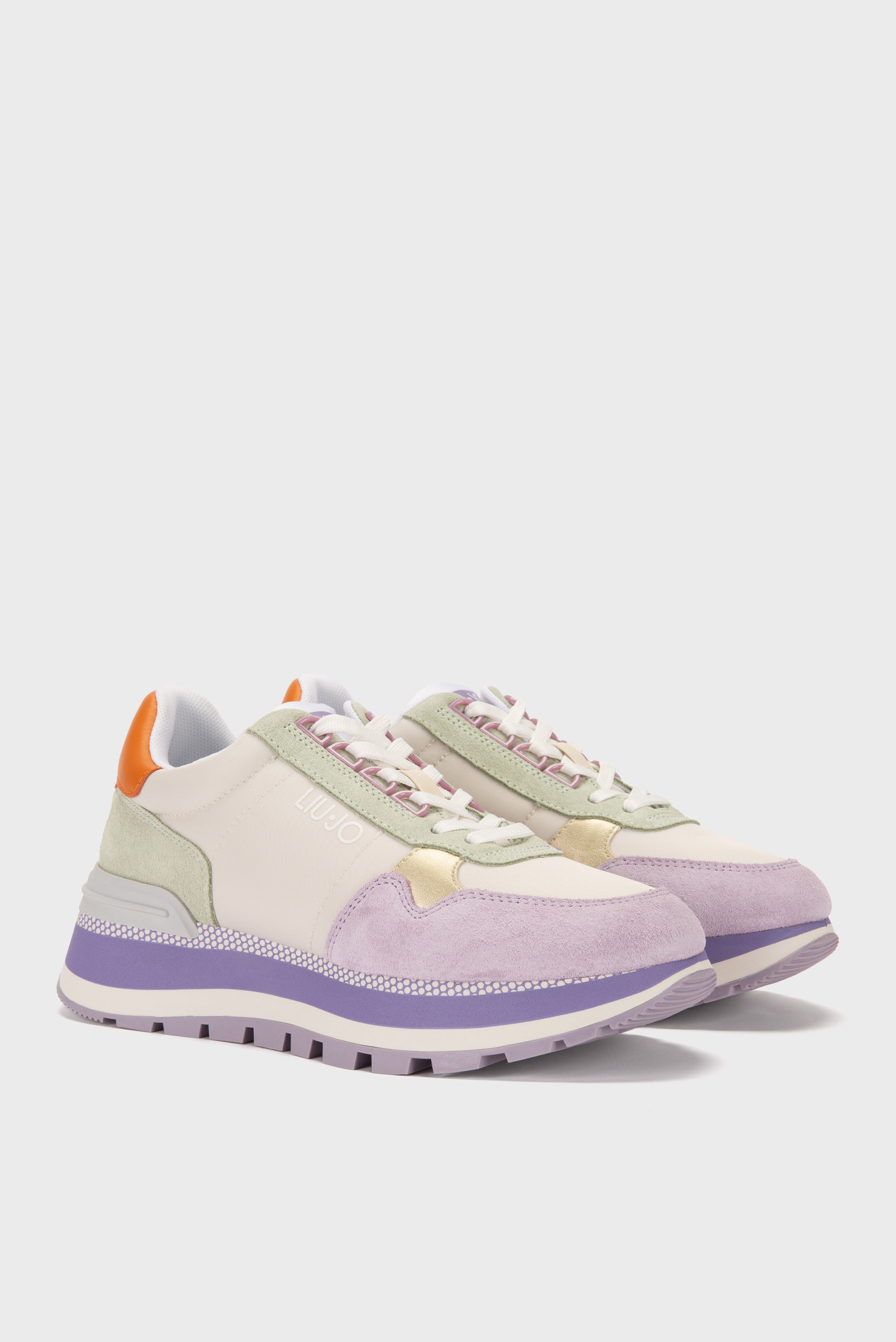 Кроссовки AMAZING 10 - SNEAKER COW SUEDE NYLON BUTTER LILAC PISTACHIO 2