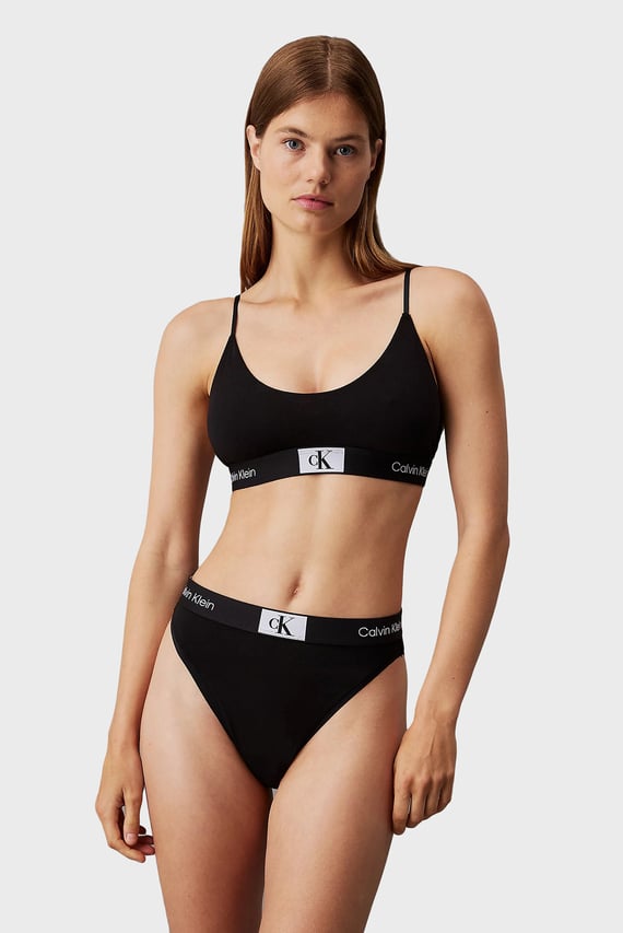Женский черный топ UNLINED BRALETTE Calvin Klein Женский черный топ UNLINED BRALETTE Calvin Klein