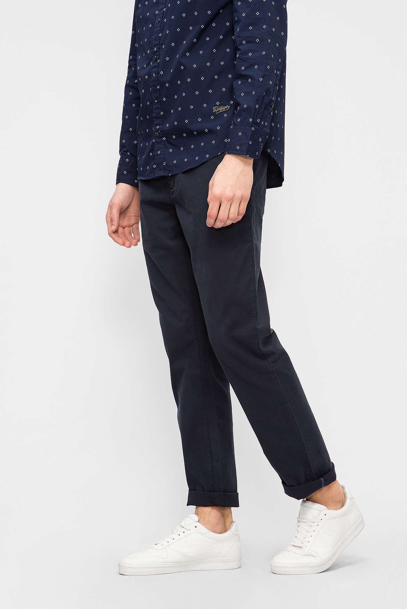 Мужские темно-синие чиносы MERCER CHINO 7