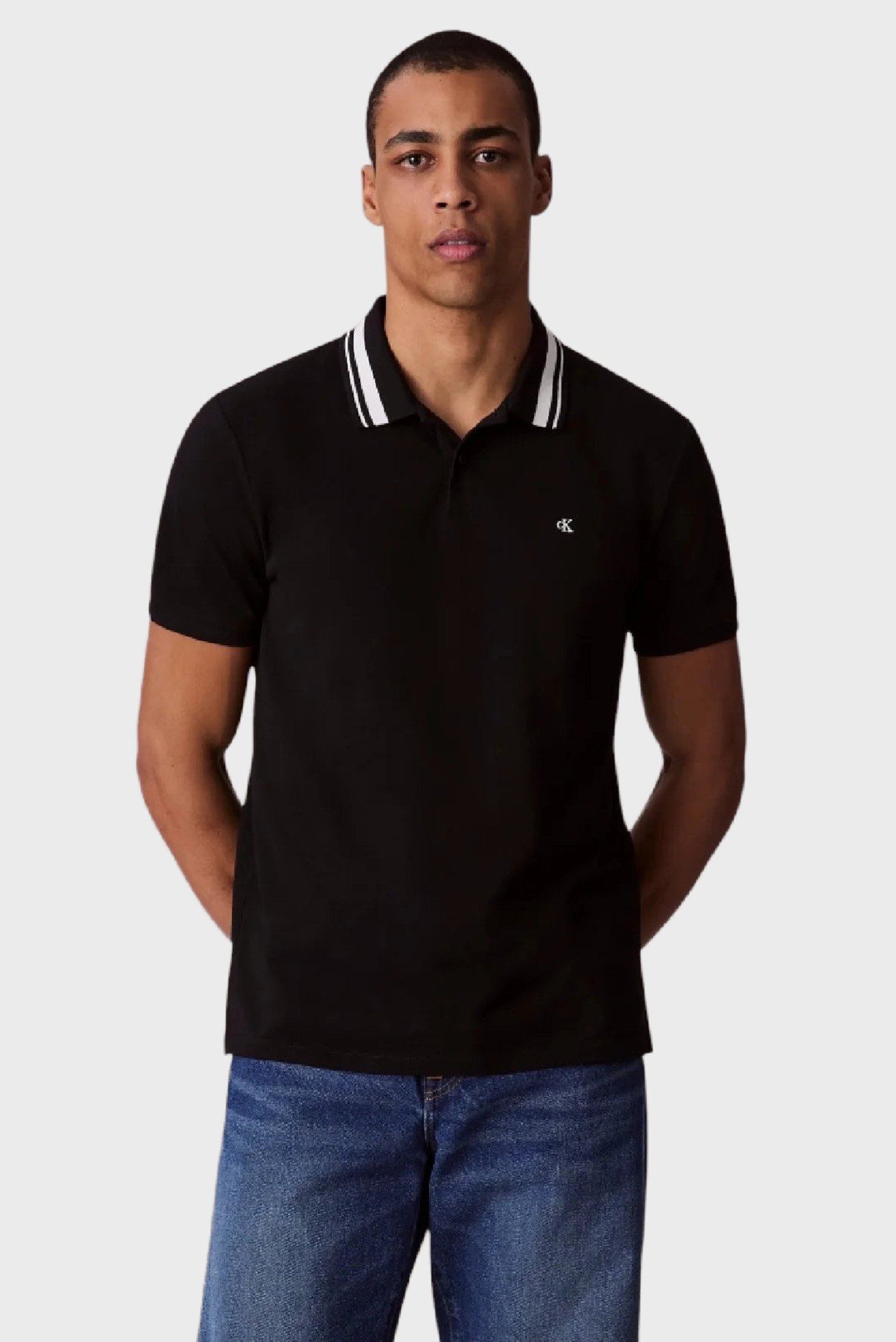 Поло SS MONOGRAM PIQUE TIPPED POLO 1
