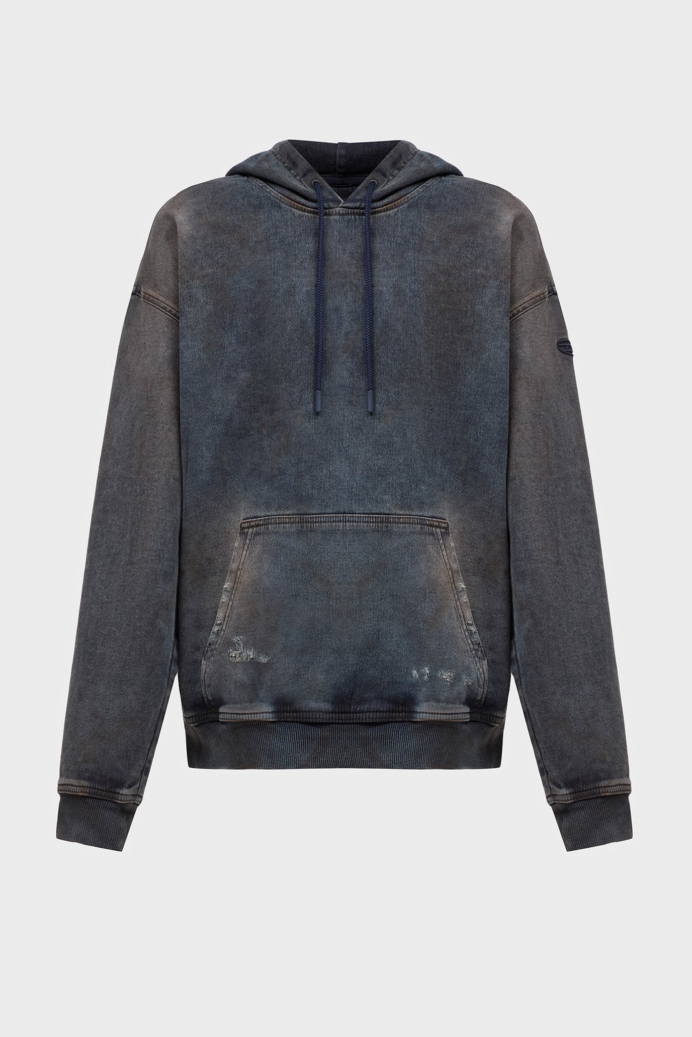 Синее худи D-UM-RIB TRACK FELPA (унисекс) 10