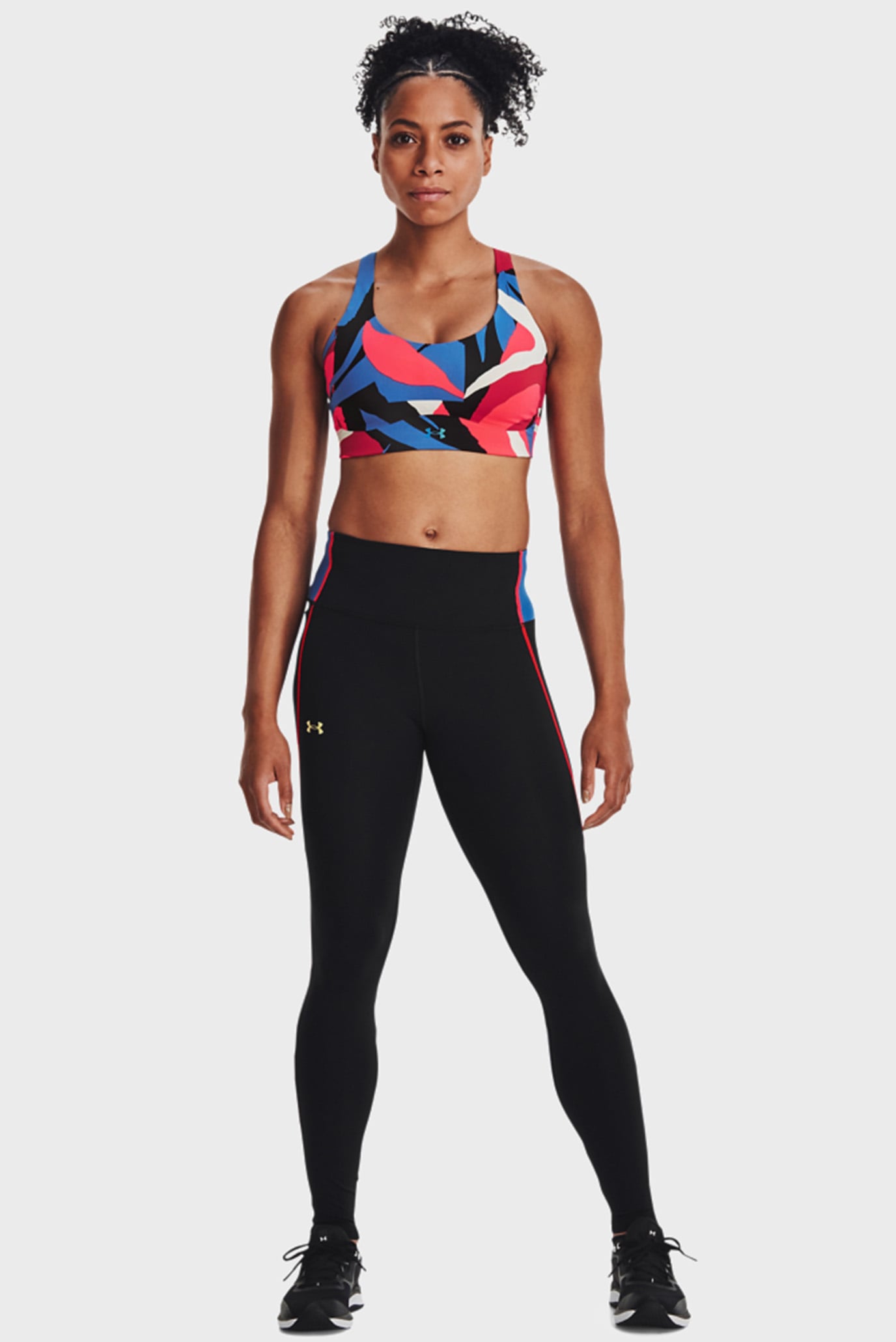 Женские черные тайтсы UA SmartForm RushLeg Packs 8