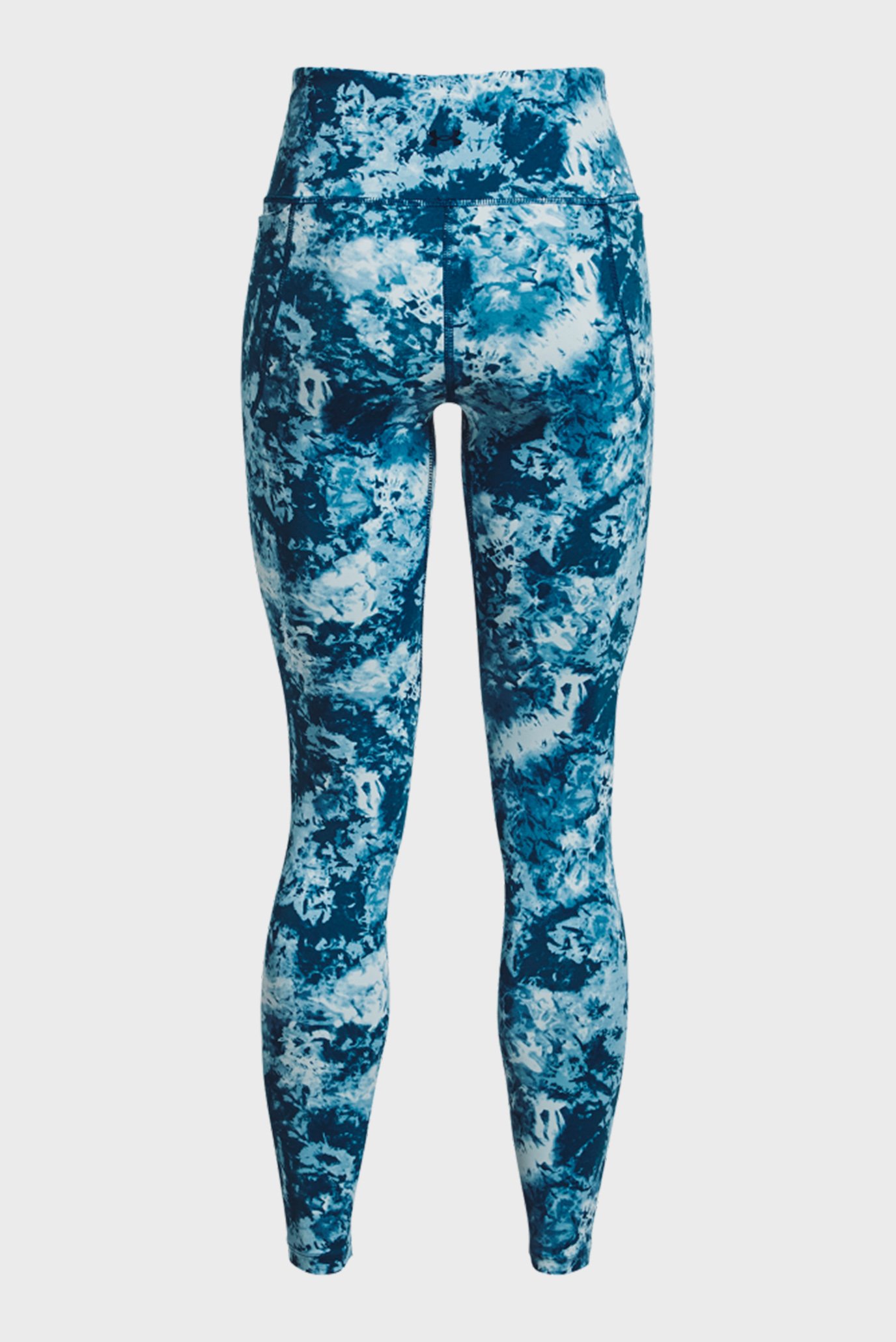 Женские голубые тайтсы UA BTG MERIDIAN PRINT LEG 6