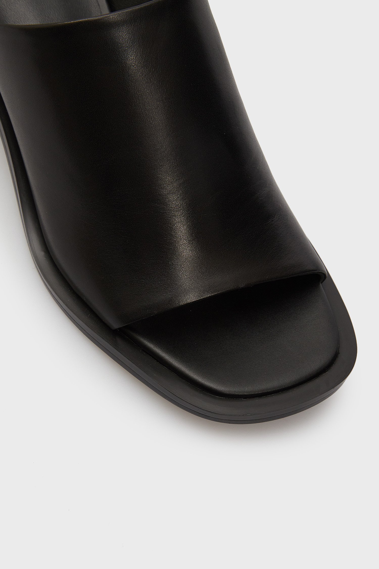 Женские черные кожаные мюли OpalaPRPY Женские черные кожаные мюли Opala 7