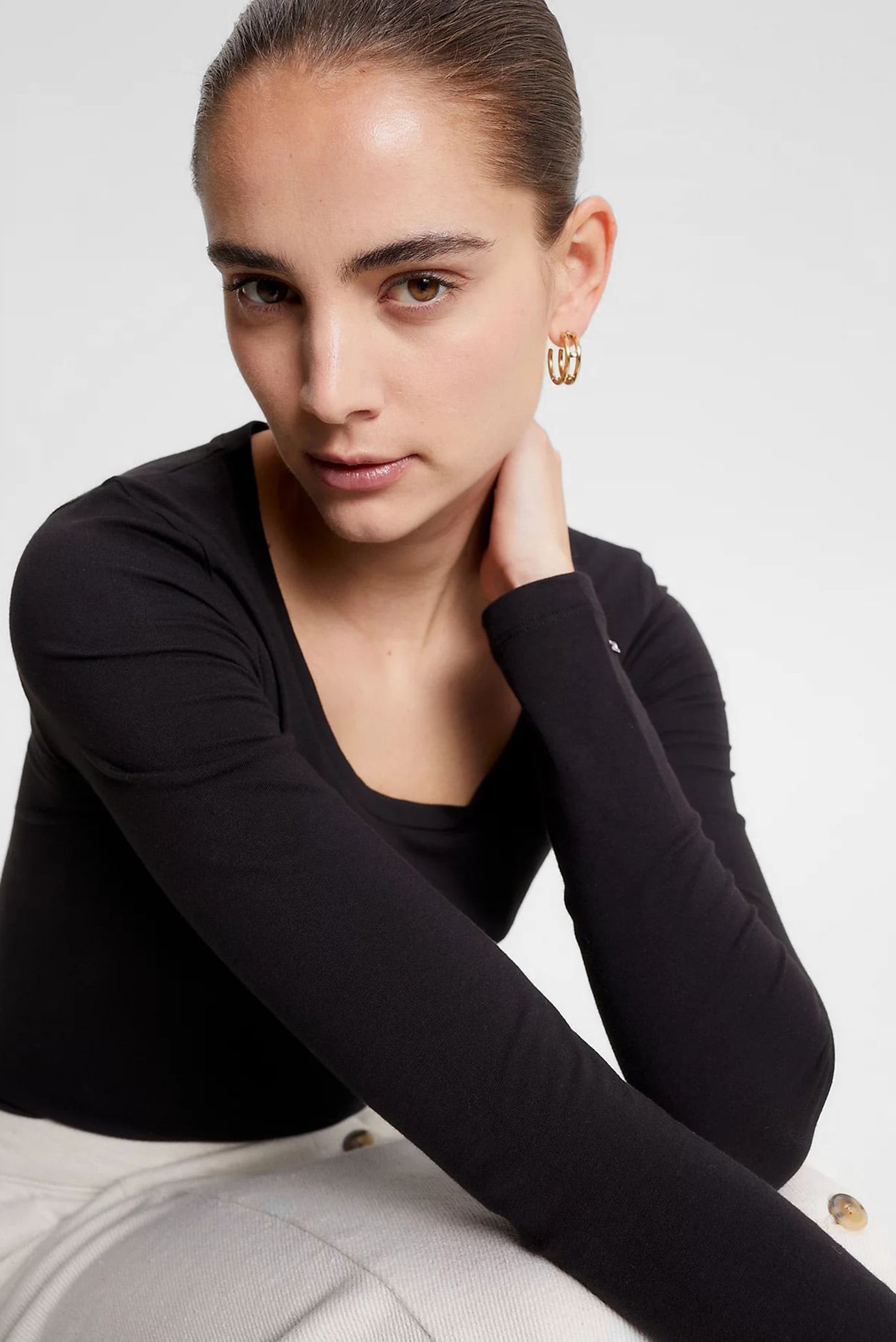 Лонгслив SLIM MODERN CO EA SCOOP LS 4