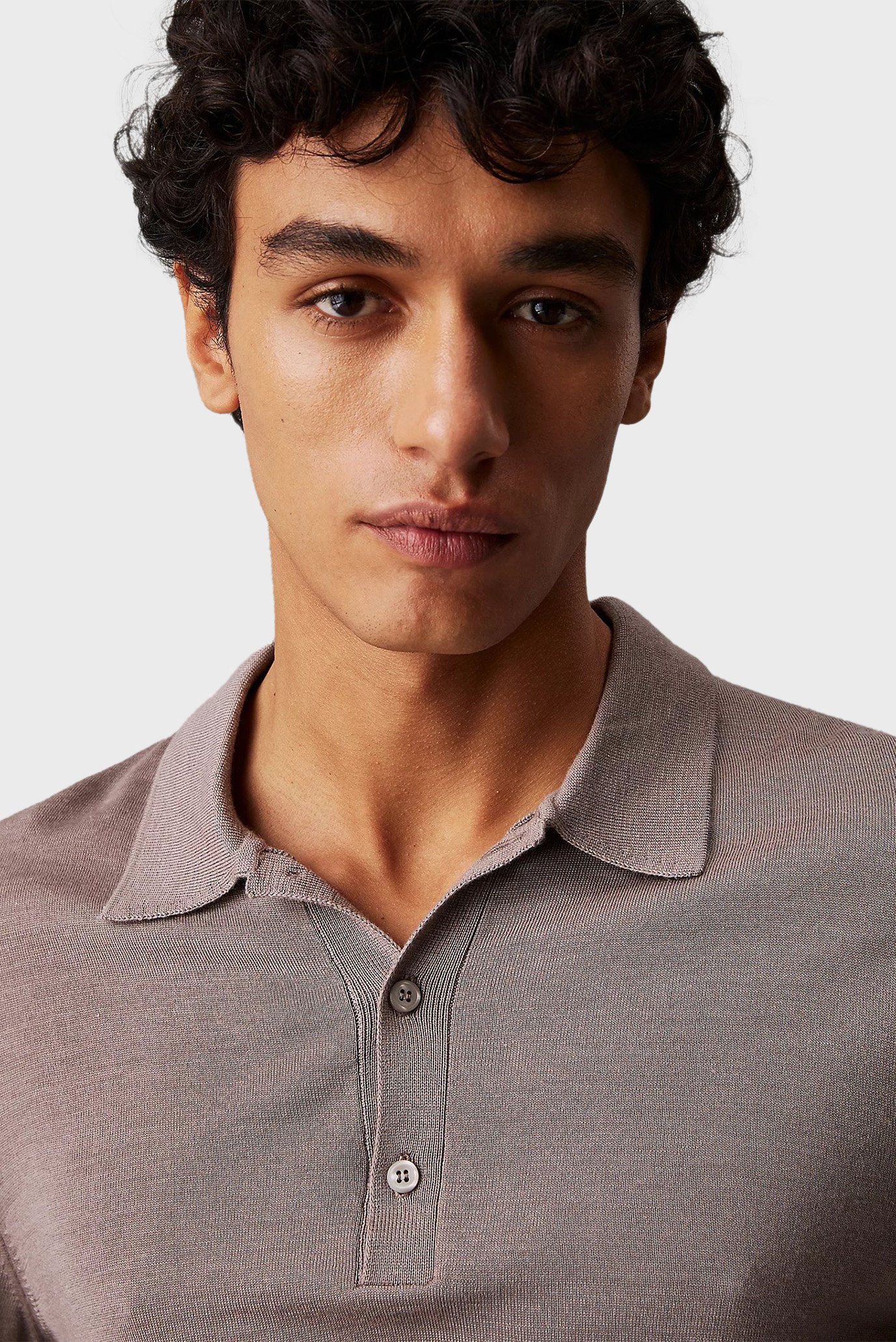 Поло ITALIAN MERINO SILK LS POLO 4