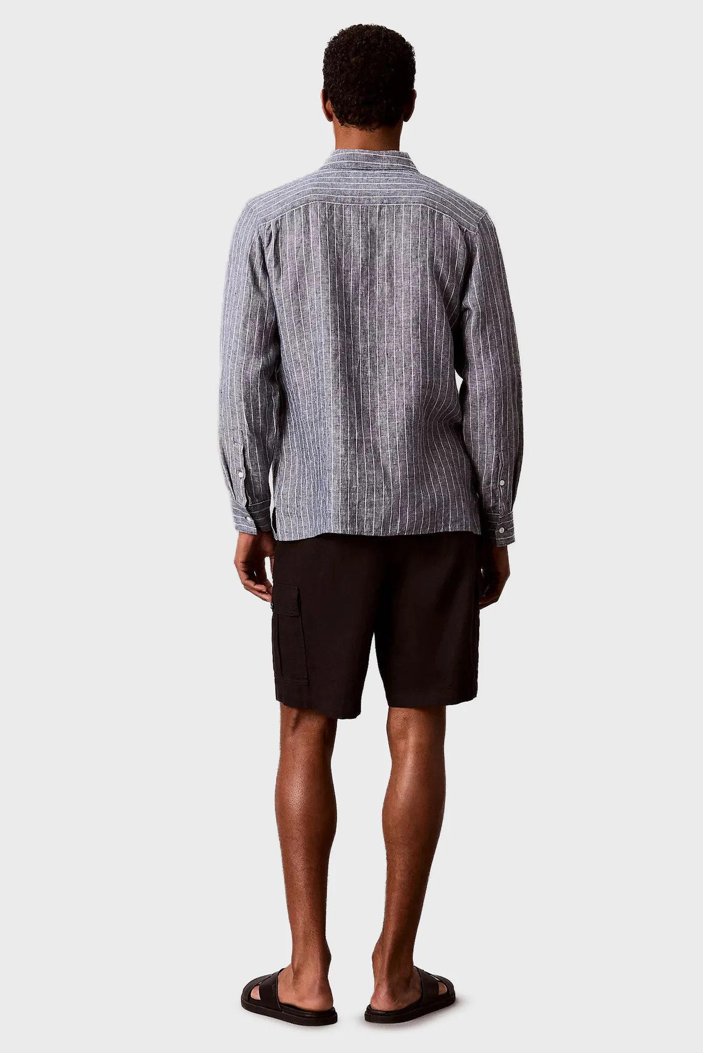Рубашка LS YD PINSTRIPE LINEN CLASSIC SH 3